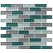 Andova Tiles ANDOVA TILES Pristine 1" x 3" Glass Brick Joint Mosaic Tile ANDPRI519 - alternate 2